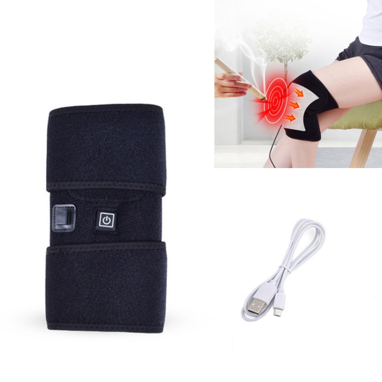 WT-R25 Electric Heating Knee Pads Hot Compress Leg Warmer Winter Knee Keep Warm Protective Gear with USB Data Cable