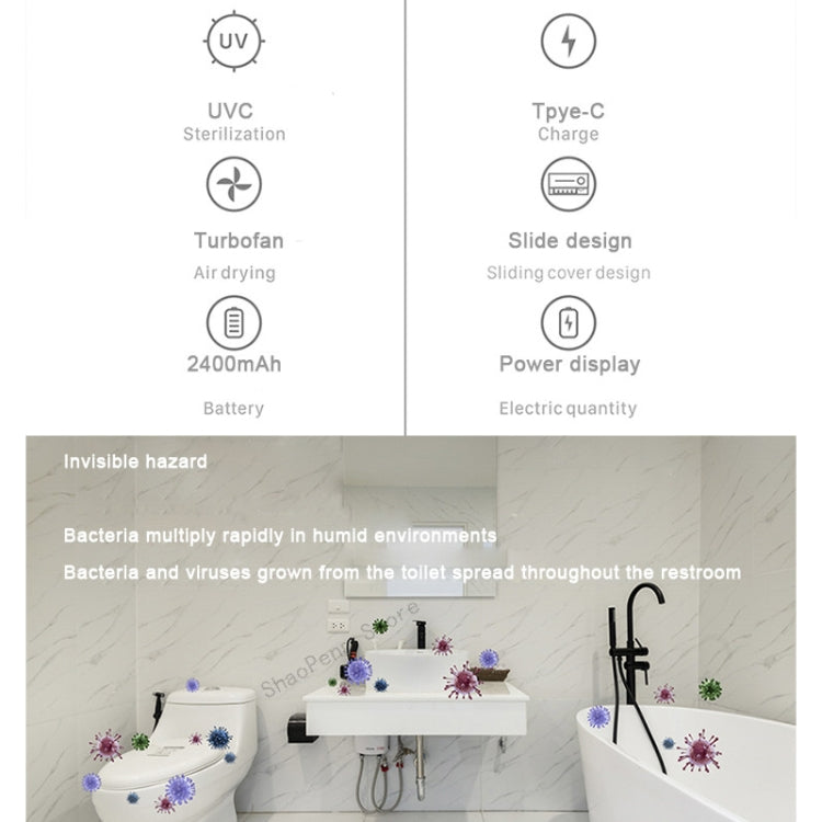 M01 Ultraviolet Sterilization Electric Toothbrush Sterilization Rack Drying Toothbrush Sterilizer My Store