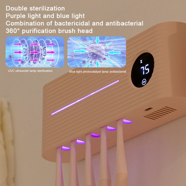 M01 Ultraviolet Sterilization Electric Toothbrush Sterilization Rack Drying Toothbrush Sterilizer My Store