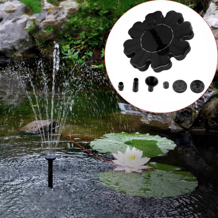 Solar Petal Fountain Floating Fountain Pond Garden Decoration My Store