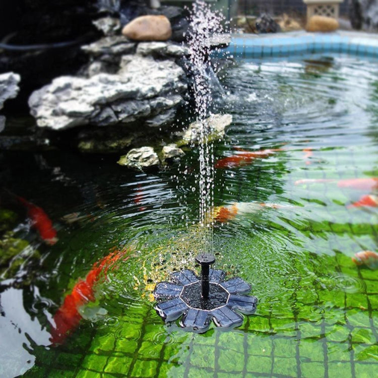 Solar Petal Fountain Floating Fountain Pond Garden Decoration My Store