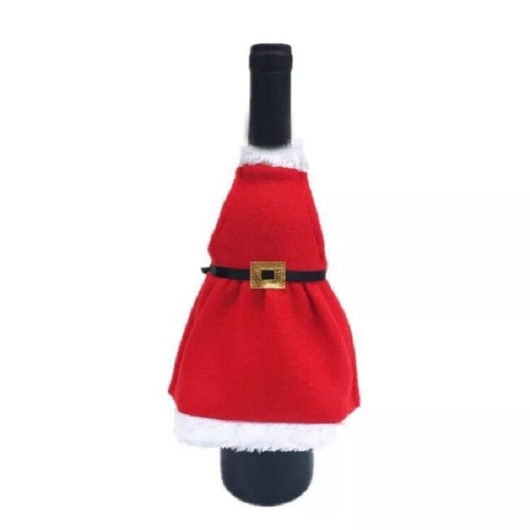 2 PCS Christmas Decoration Red Wine Bottle Set Christmas Items-Reluova