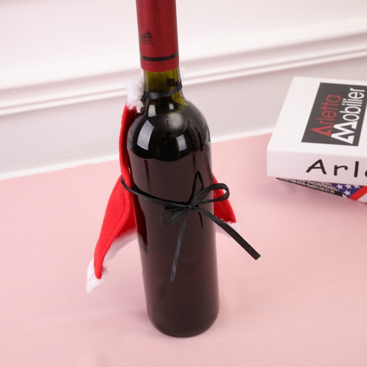 2 PCS Christmas Decoration Red Wine Bottle Set Christmas Items-Reluova