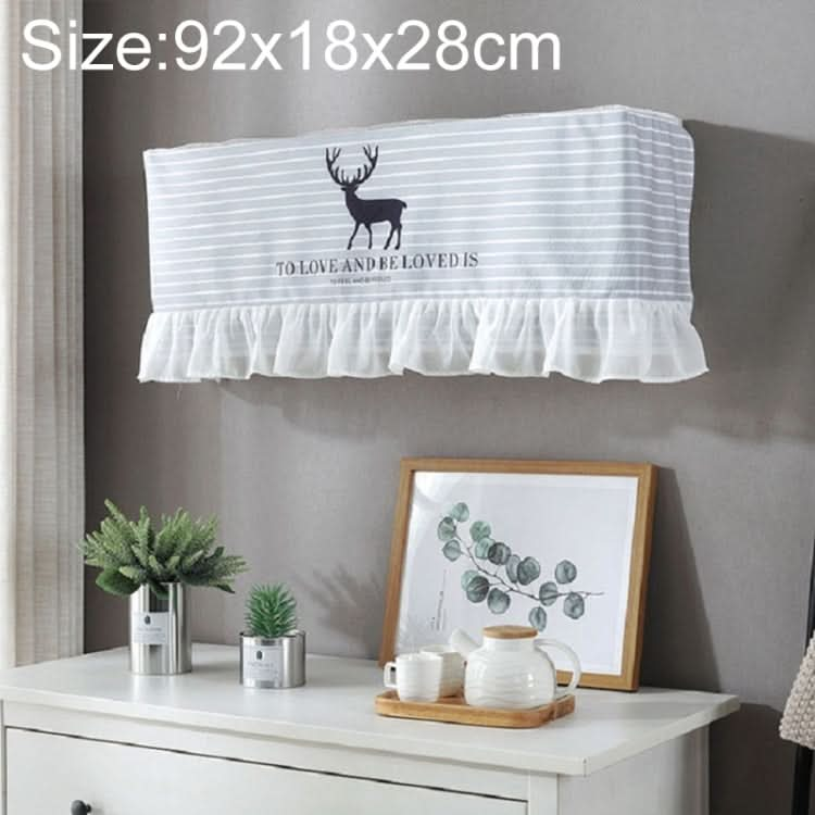 Fresh Literary Chiffon Lace Bedroom Air Conditioning Dust Cover, Series 3