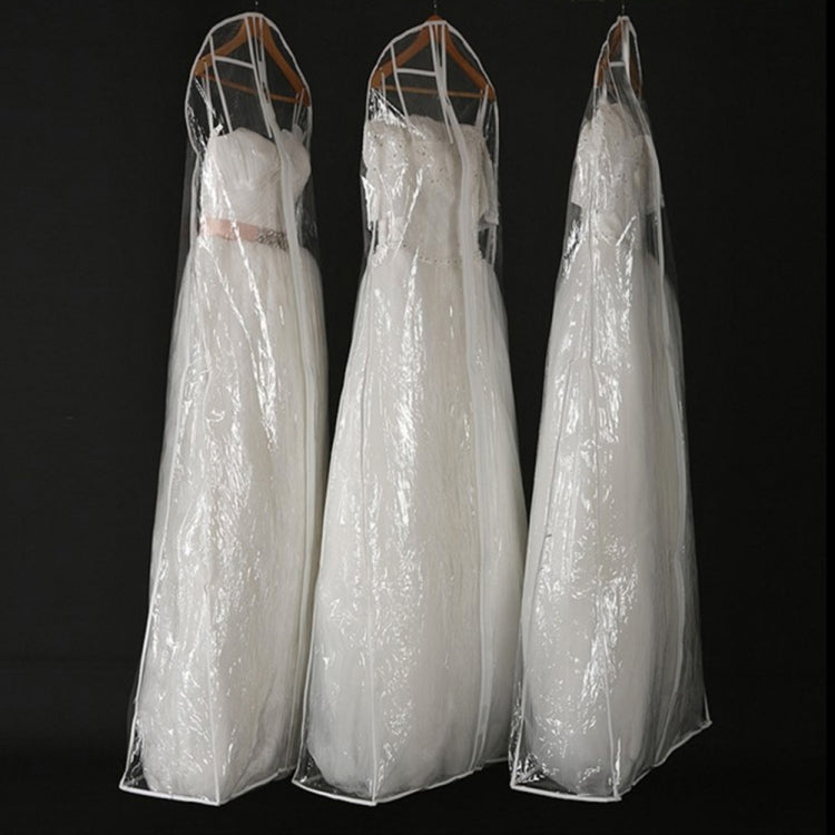 Transparent Coat Wedding Dress Gown Protective Cover Dust Cover Storage Bag