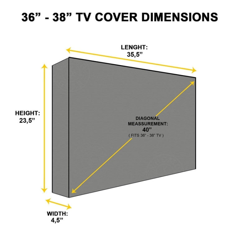 Outdoor TV Waterproof and Dustproof Universal Protector Cover