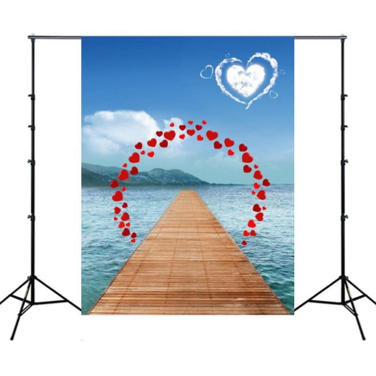 1.5m x 2.1m Simulation 3D Beach Seascape Coconut Tree Photo Photography Background Cloth