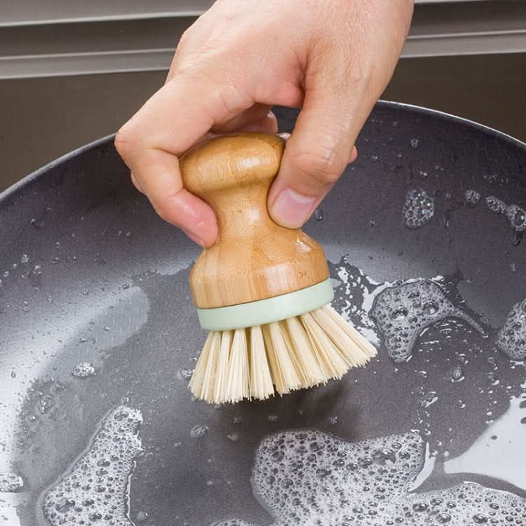 Multifunctional Tool Kitchen Cleaning Brush Wooden Handle Dish Scrubber Pot Pan Dishwasher - Reluova