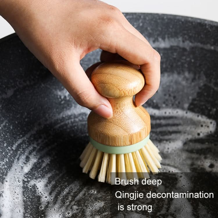 Multifunctional Tool Kitchen Cleaning Brush Wooden Handle Dish Scrubber Pot Pan Dishwasher - Reluova