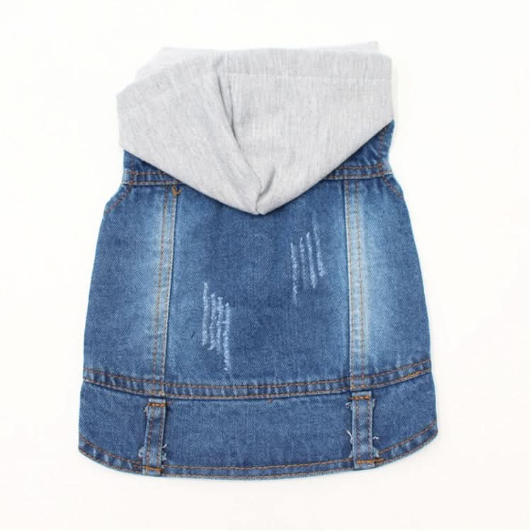 Retro Personality Denim Small Vest Pet Dog Clothes Pet Jacket - Reluova