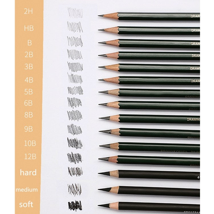 27 In 1 Sketch Pencil Set Painting Tools Art Supplies For Students