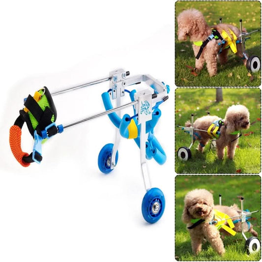 Pet Wheelchair Disabled Dog Old Dog Cat Assisted Walk Car Hind Leg Exercise Car For Dog/Cat Care - Reluova