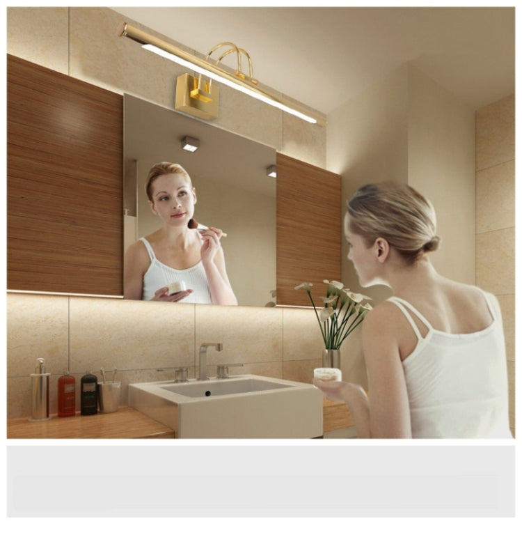 LED Mirror Headlight Waterproof  Rotatable Iron art Acrylic  Bathroom Washroom Indoor Wall Light, AC 110-240V My Store