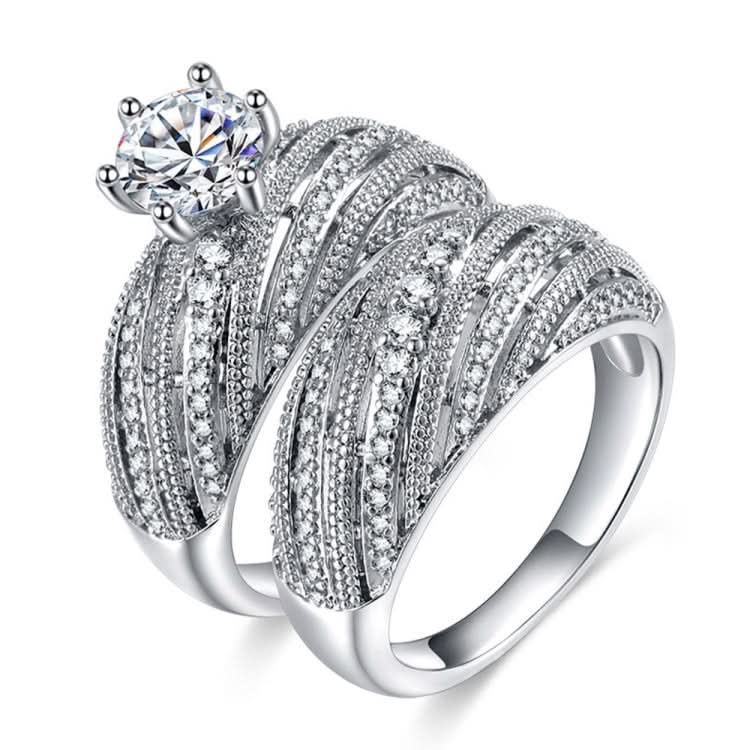 Women Vintage Diamond Wedding Ring