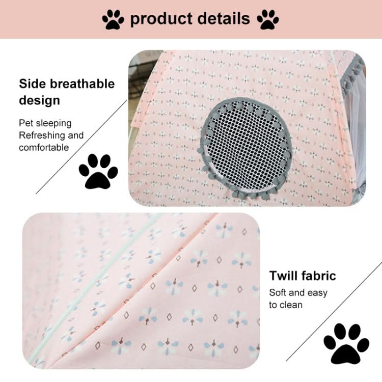 Four Seasons Universal Cat Small Dog Tent Removable and Washable Cat Litter Pet Nest - Reluova