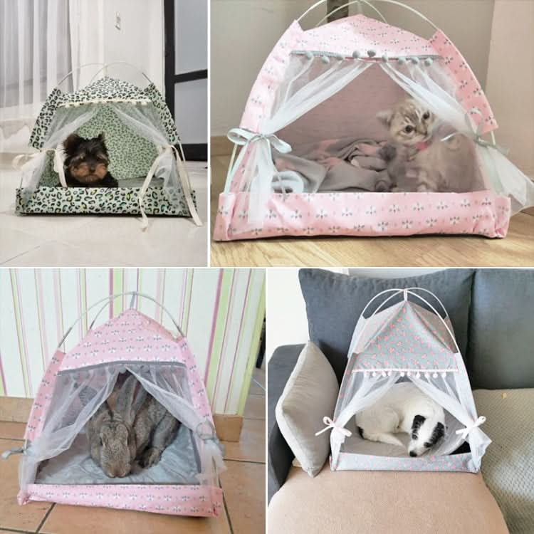 Four Seasons Universal Cat Small Dog Tent Removable and Washable Cat Litter Pet Nest - Reluova