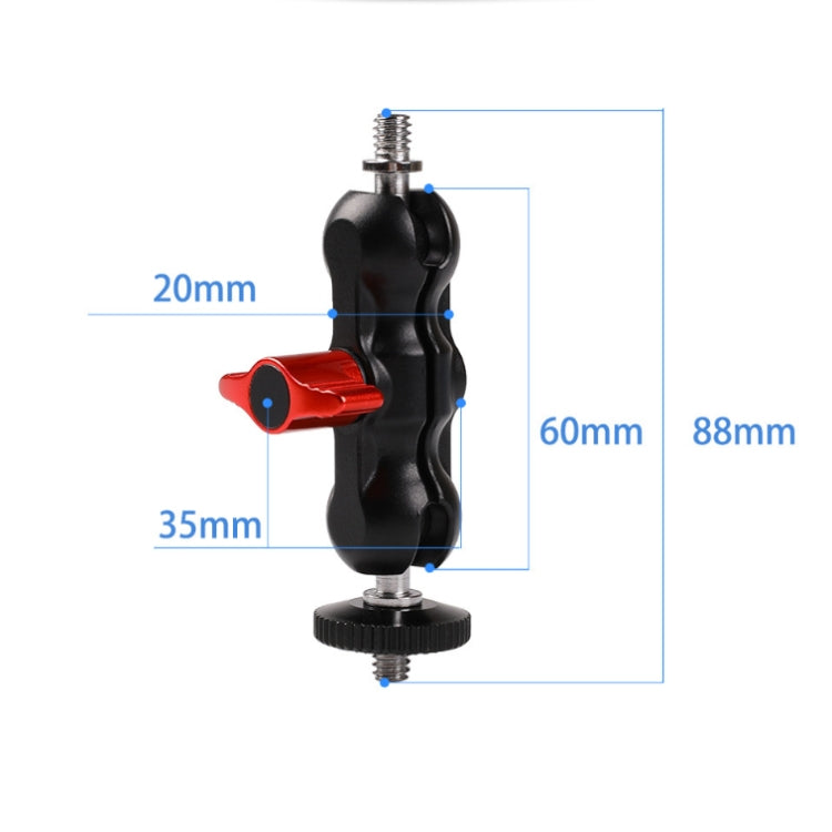 SLR Camera Magic Arm Bracket Hot Shoe Ball Head Double Ball Gimbal Hand Large Pea Clip My Store