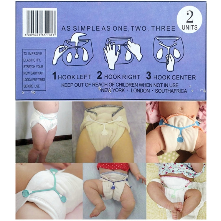 3 PCS Plastic Three-hook Small Claw Baby Diaper BuckleRandom Color Delivery My Store