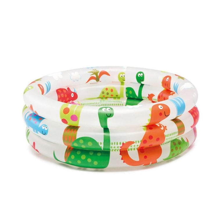 Cartoon Dinosaur Pattern Round Inflatable Baby Swimming Pool Infant Tub, Size: 61 x 22cm Reluova