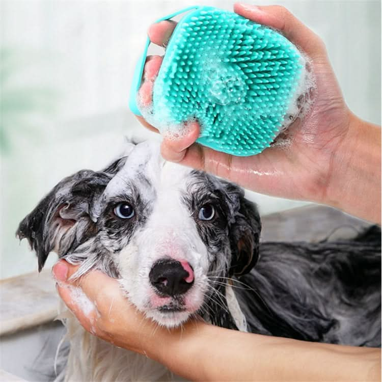 Pet Bath Massage Brush Dog Rub Bath Gloves with Brush - Reluova