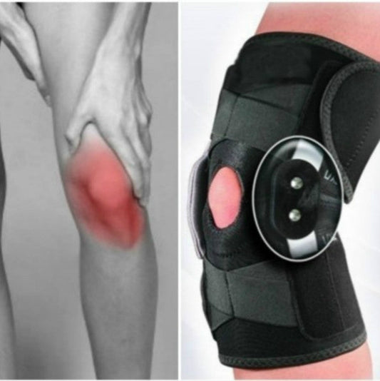 Adjustable Paste Type Breathable Sports Knee Protector with Aluminum Bracket