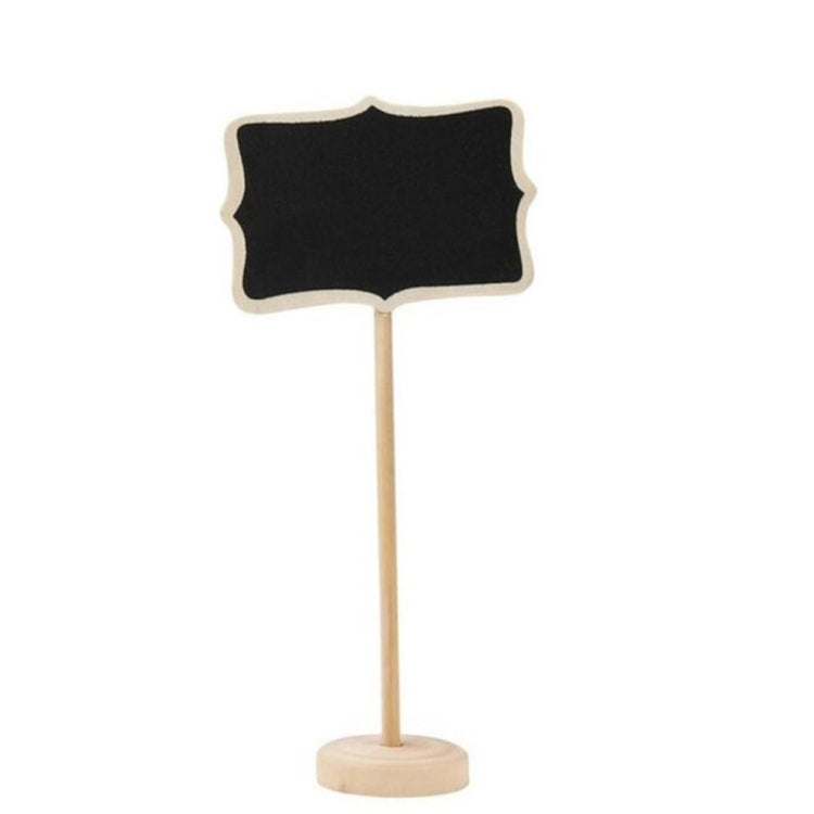 10 PCS Blackboard Wooden Chalkboard Mini Message Notice Board Table Wedding Party Decoration