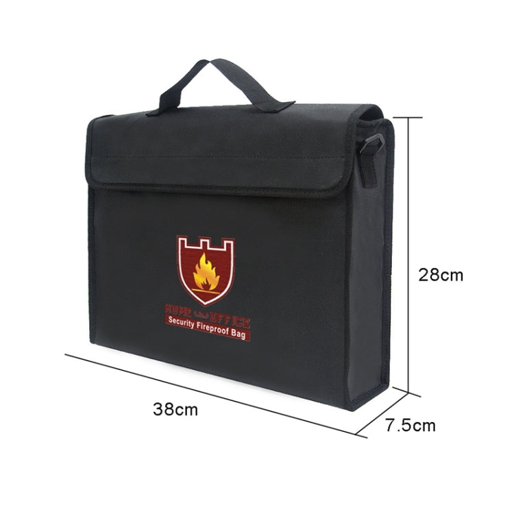 Office Fiberglass Cloth Filing Portable Fire Resistant Waterproof Safe Bag Folder My Store