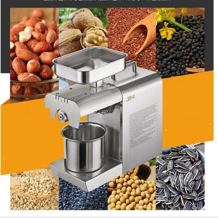 Seed Oil Press Extrator Stainless Steel Commercial Home Automatic Peanut Coconut Sesame Oil Press Machine