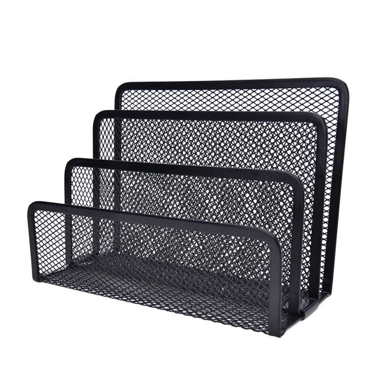 Mesh Letter Sorter Mail Document Tray Black Desk Office File Storage Rack My Store