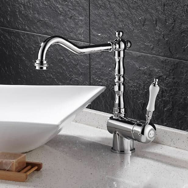 Kitchen Bathroom Faucet Hot and Cold Faucet Taps Sink Without Hose