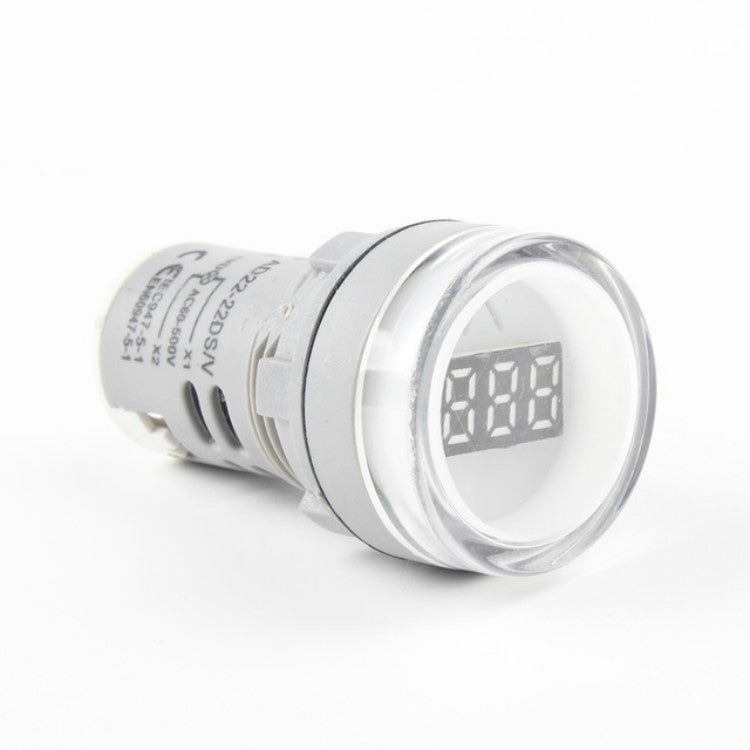 AD16-22DSV  Mini Digital Display 60-500V General Indicator AC Voltmeter, Open Hole: 22mm