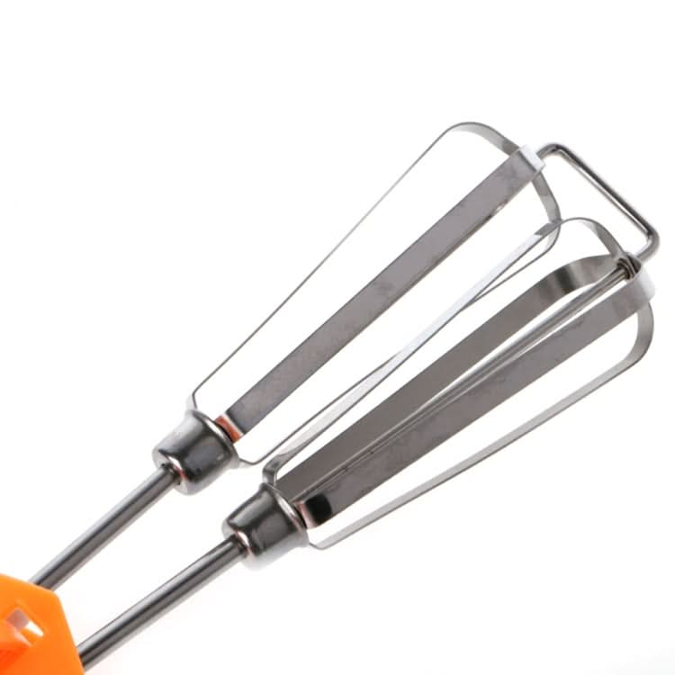 Double Rotation Hand Whisk Egg Beater Stainless Steel Kitchen Blender - Reluova