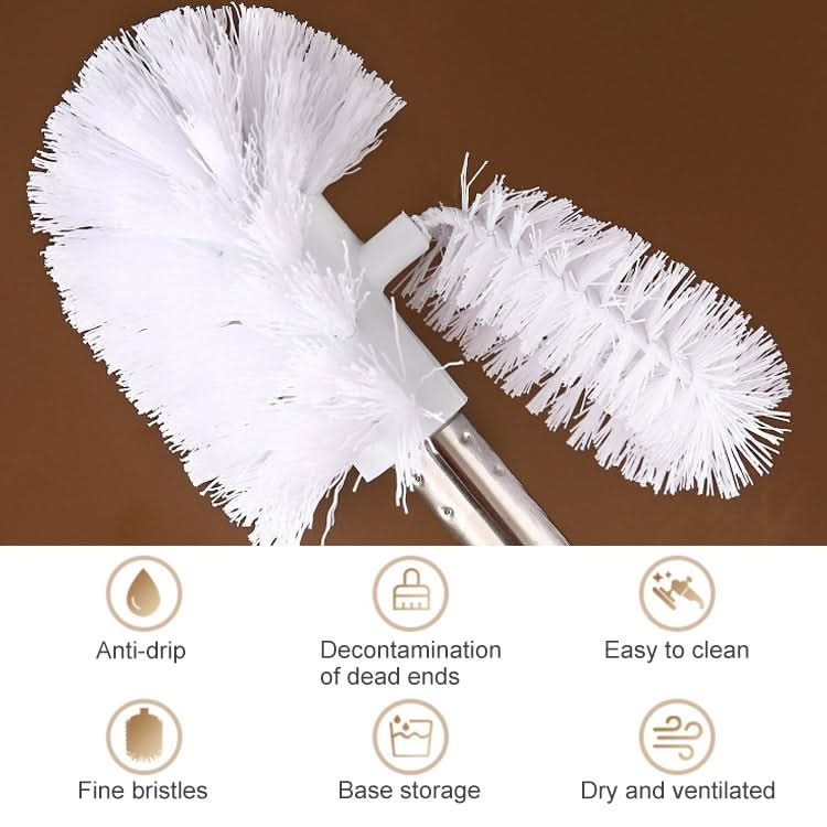 Stainless Steel Long Handle Toilet Brush Toilet Cleaning Brush