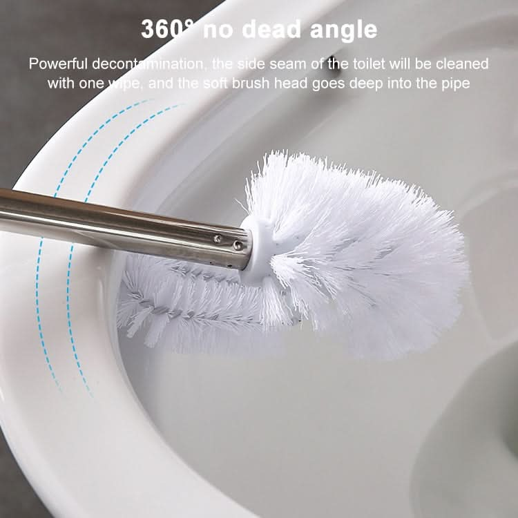 Stainless Steel Long Handle Toilet Brush Toilet Cleaning Brush