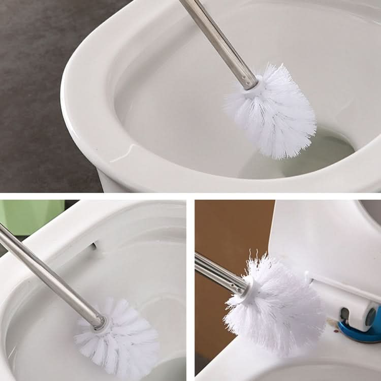 Stainless Steel Long Handle Toilet Brush Toilet Cleaning Brush Reluova