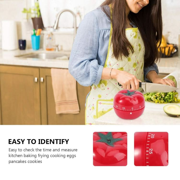 Creative Cute Tomato Shape Kitchen Mechanical Timer Alarm Reminder - Reluova