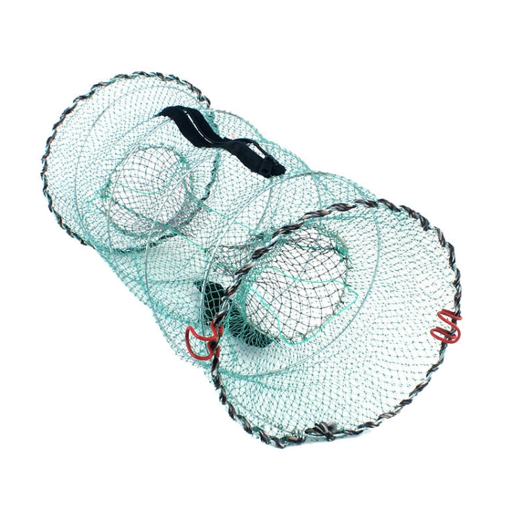 Spring Cage Fishing Net Automatic Folding Shrimp Cage Round Spring Fish Net Reluova