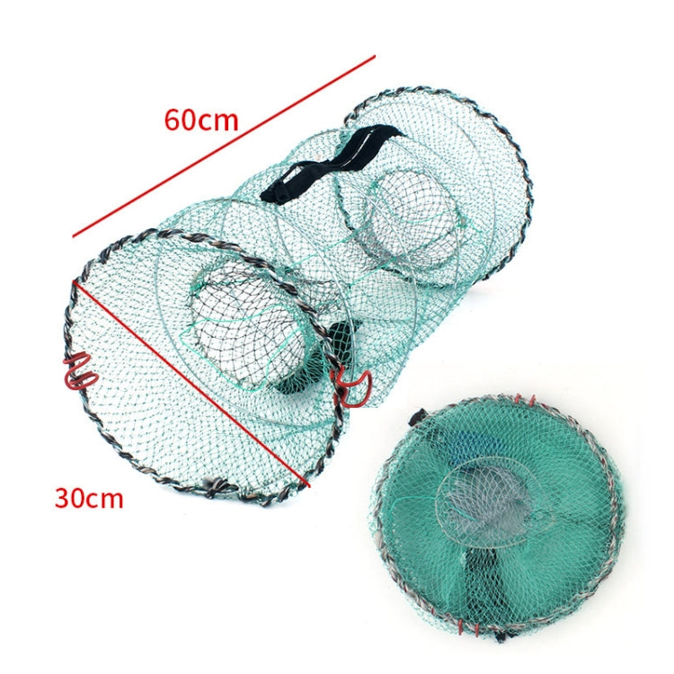 Spring Cage Fishing Net Automatic Folding Shrimp Cage Round Spring Fish Net