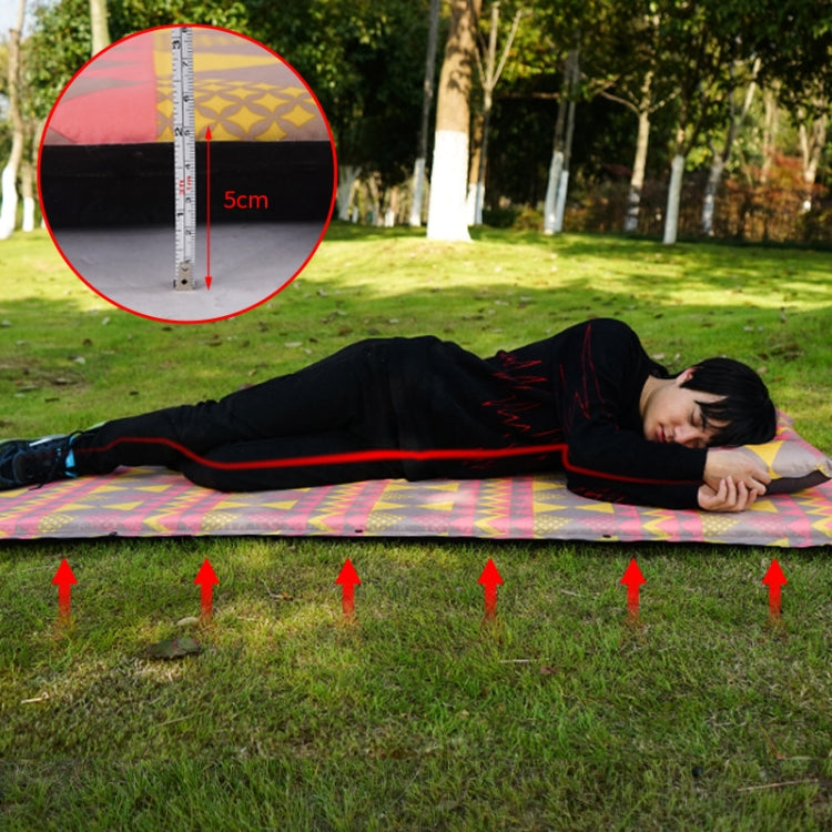 Double Air Hole Automatic Inflatable Pad Outdoor Camping Tent Pad Moisture-Proof Stitched Lunch Break Sleeping Pad