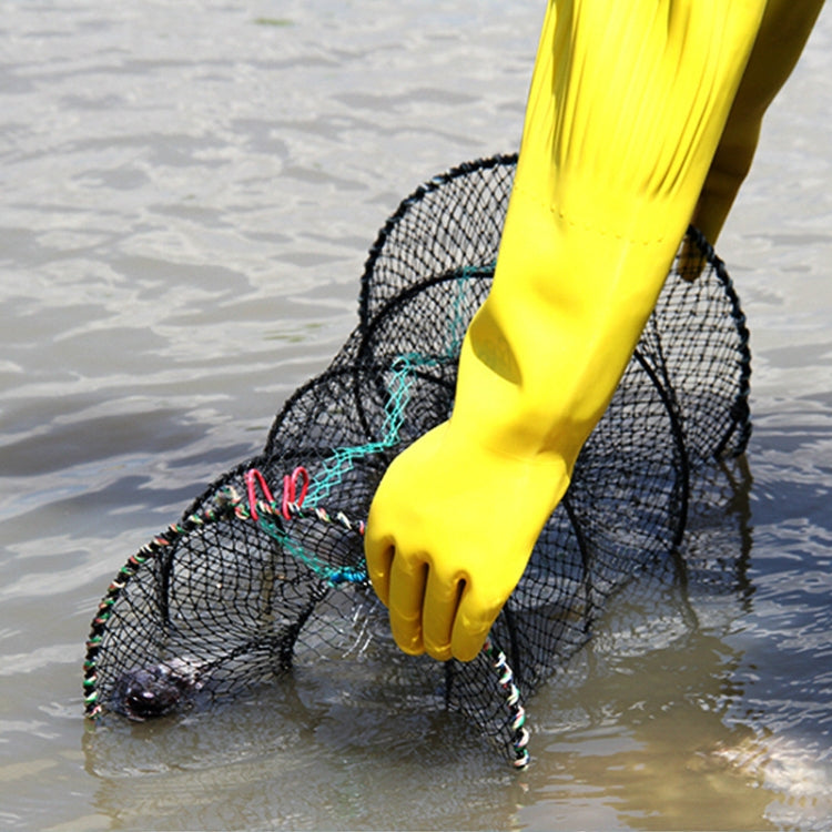 Spring Crab Cage Fishing Net Round Folding Fishing Net Reluova