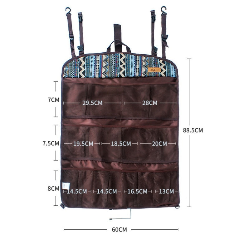 Outdoor Multifunctional Storage Portable Hanging Bag Tent Storage Mesh Bag Reluova