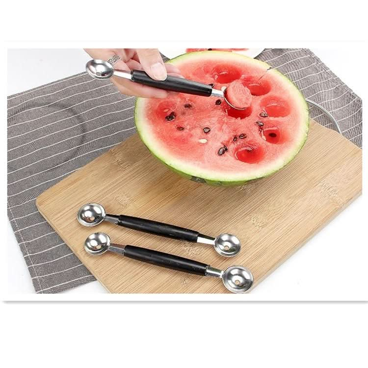 Household Stainless Steel Double Head Fruit Digging Spoon - Reluova