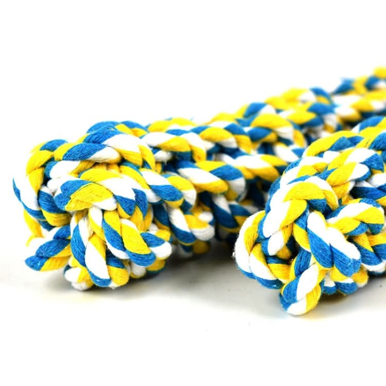 2 PCS Pet Toy Handmade Twist-like Dog Molar Cotton Rope Toy-Reluova