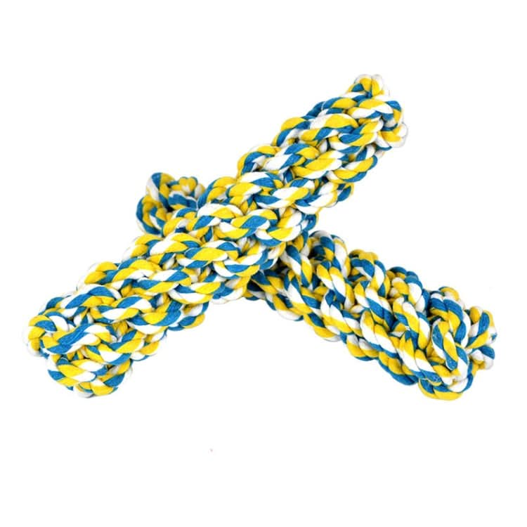 2 PCS Pet Toy Handmade Twist-like Dog Molar Cotton Rope Toy-Reluova