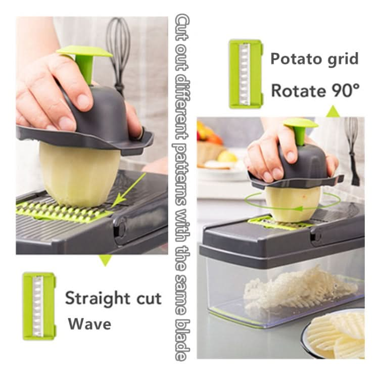 Vegetable Cutter Kitchen Slicer Fruit Cutter Potato Peeler Carrot Cheese Grater Vegetable Slicer - Reluova