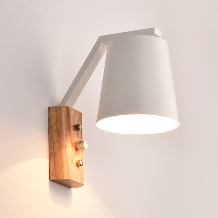 Creative Bedroom Study Bedside Balcony Aisle Porch Hotel Cafe Wood Wall Lamp Switch Light My Store