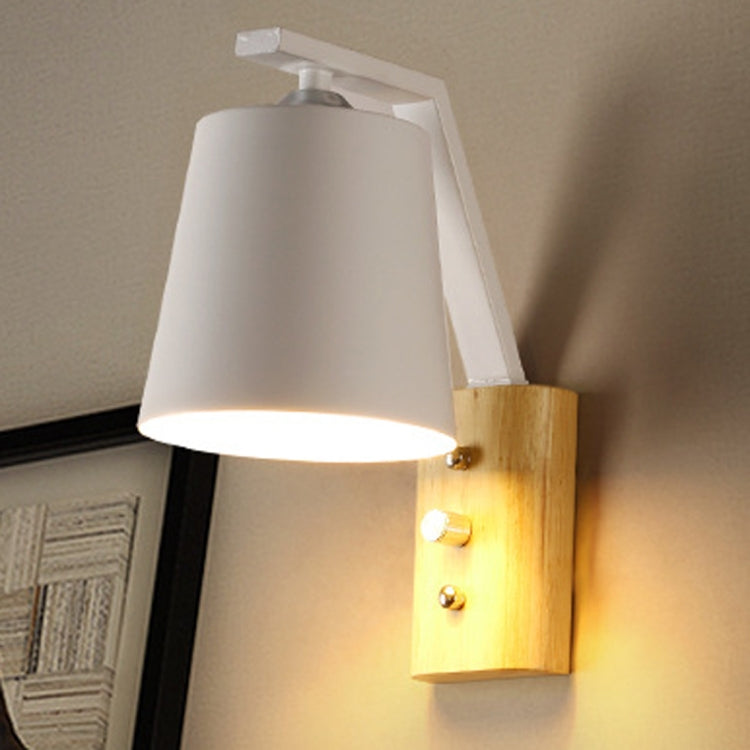 Creative Bedroom Study Bedside Balcony Aisle Porch Hotel Cafe Wood Wall Lamp Switch Light My Store