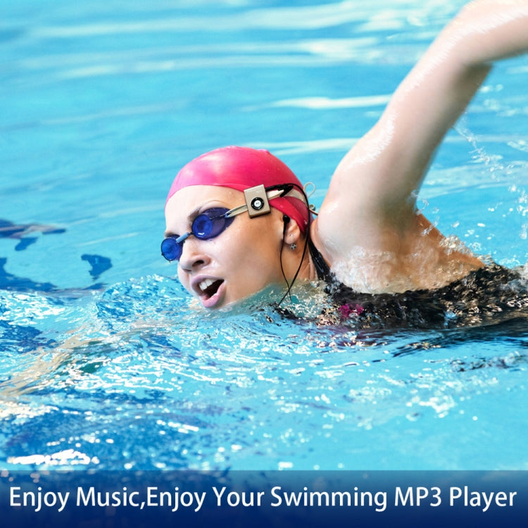 IPX8 Waterproof Swimming Diving Sports MP3 Music Player with Clip & Earphone, Support FM Reluova