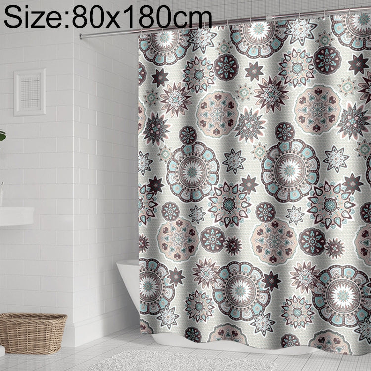 Bohemian Mandala Shower Curtains Bathroom Geometric Waterproof Bath Curtain My Store