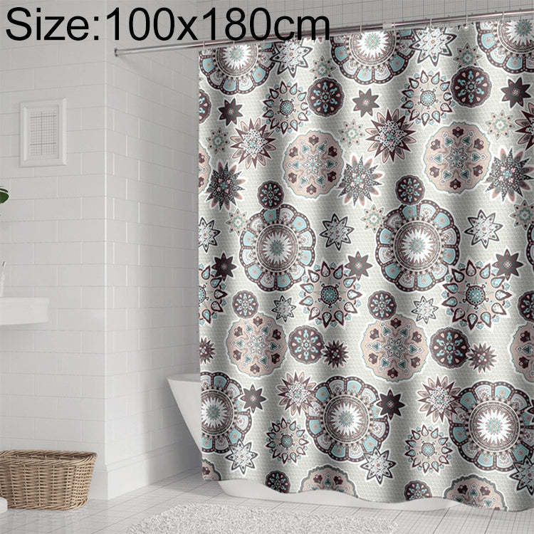 Bohemian Mandala Shower Curtains Bathroom Geometric Waterproof Bath Curtain My Store